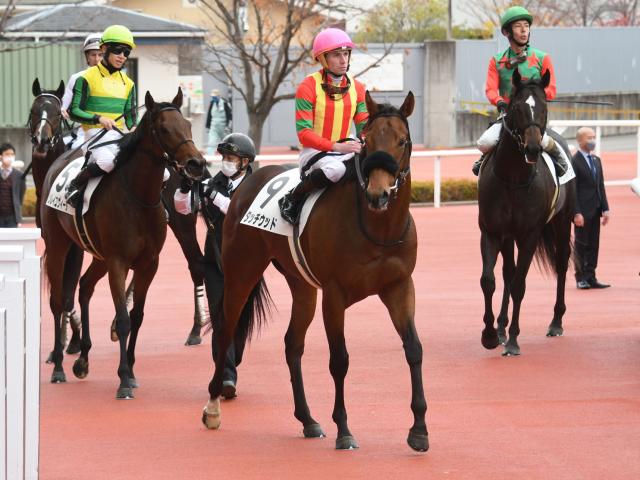 メイクデビュー阪神4Rレース後コメント】タッチウッド R.ムーア騎手ら