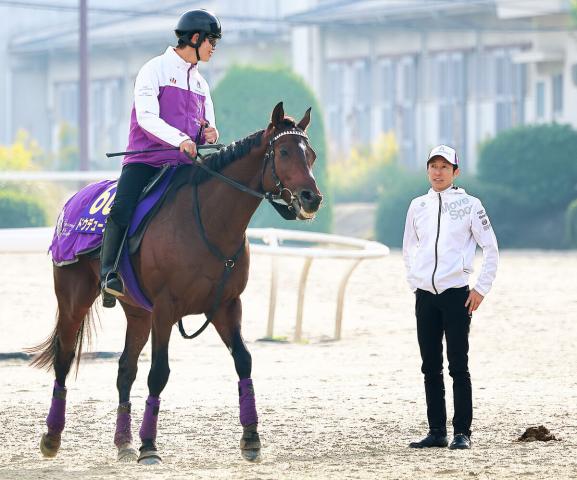 天皇賞・秋】武豊、ドウデュースの調教見守り「やりたいね」天覧競馬